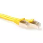 ACT Gelb 10 Meter LSZH SFTP CAT6A Patchkabel rastnasenfrei mit RJ45-Steckern