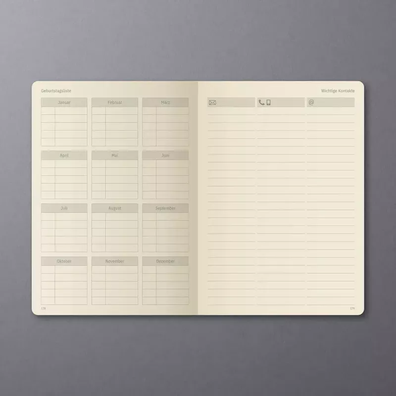 Notizbuch Sigel Conceptum A5 192 Blatt 148 x 213 mm
