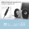 ACT AC9360 externe USB-A-Soundkarte