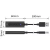 ACT AC9360 externe USB-A-Soundkarte