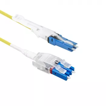 ACT 10 Meter Singlemode 9/125 OS2 Polarity Twist Uniboot Duplex Glasfaser-Patchkabel CS - LC