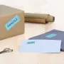 Selbstklebende Druckeretiketten HERMA Coloured Labels A4 70x37 mm blau