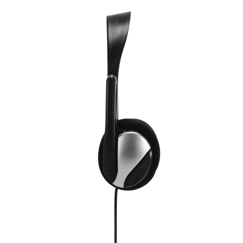 Hama HS-P100 PC Office Headset, Schwarz/Silber