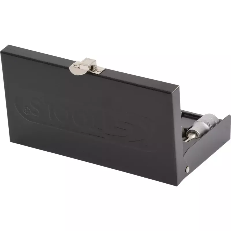 KS Tools 911.1321 Bit-Stecknuss-Satz 1/2 Zoll, Innensechskant, kurz, 9-tlg.