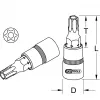 Steckschlüsselsatz KS Tools 911.1371 1/2 Zoll Antrieb 1 Kopf 90 g