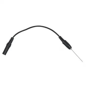 KS Tools 150.1673 4 mm Buchse auf Nadel Testprüfspitzen-Adapter, Schwarz