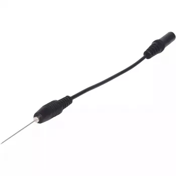 KS Tools 150.1673 4 mm Buchse auf Nadel Testprüfspitzen-Adapter, Schwarz