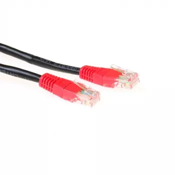 ACT Schwarz 10 Meter U/UTP CAT5E Patchkabel überkreuzt mit RJ45-Steckern