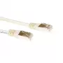 ACT Ivory 1 m F/UTP CAT5E Patchkabel mit RJ45-Steckern
