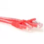ACT rot 2 Meter U/UTP CAT6 Patchkabel mit Rastnasenschutz und RJ45-Steckern