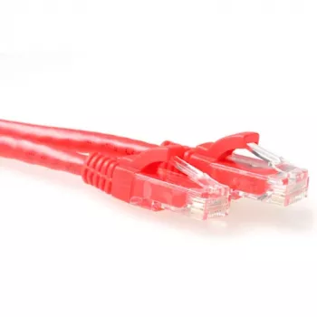 ACT Rot 15 Meter U/UTP CAT6 Patchkabel rastnasenschutz mit RJ45-Steckern
