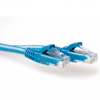 ACT Blau 0,5 Meter U/UTP CAT6 Patchkabel rastnasenschutz mit RJ45-Steckern
