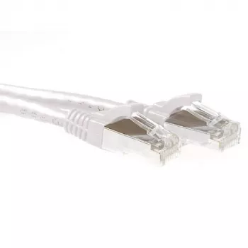 ACT Weiß 10 Meter SFTP CAT6A Patchkabel rastnasenschutz mit RJ45 Steckern