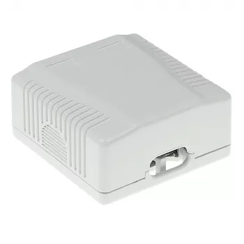 Aufputz-geschirmte Anschlussdose ACT FA7004, 2-Port CAT6A