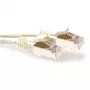 ACT Ivory 25 Meter LSZH SFTP CAT6A Patchkabel snagless mit RJ45-Steckern