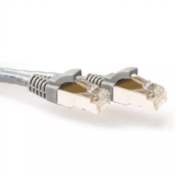 ACT Grau 3 Meter LSZH SFTP CAT6A Patchkabel rastnasenfrei mit RJ45-Steckern