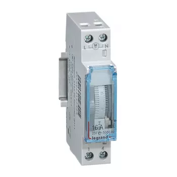 Legrand MicroRex QT11 412790 Quarz-Schaltuhr mit Tagesprogramm, 230 V, 50-60 Hz