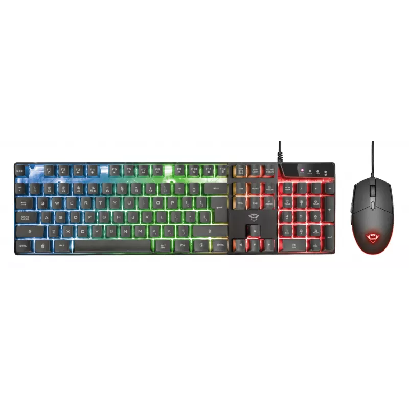 Trust GXT 838 Azor Tastatur und Maus Gaming USB Deutsch Schwarz