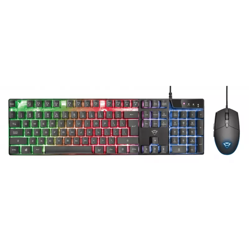 Trust GXT 838 Azor Tastatur und Maus Gaming USB Deutsch Schwarz
