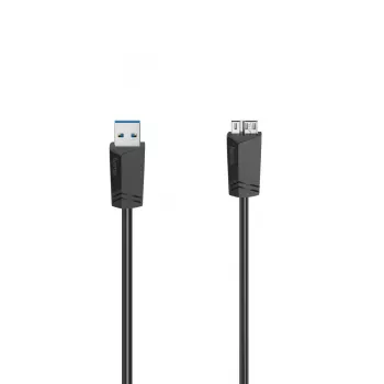 Hama USB-Kabel 0,75 m Micro-USB A USB A Schwarz 5 Gbit/s