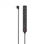 Hama 00223156 Power-Verlängerung 3 m 6 AC-Steckdosen Innenbereich Schwarz