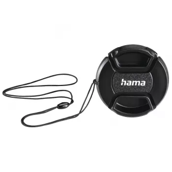 Objektivdeckel Hama Smart-Snap 4,6 cm Schwarz für Digitalkamera