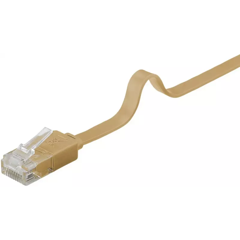 Netzwerkkabel Goobay 95879 Hellbraun 0,5 m Cat6 U/UTP