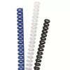 GBC ClickBind 388057E wiederverschließbare Bindekämme, A4, 12 mm, 34 Ringe, 95 Blätter, Weiß, 50 Stk.