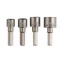 Bosch 2609255904 Steckschlüsselsatz mit 1/4-Zoll-Sechskantschaft, 4 Teile