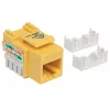 Intellinet 210584 Keystone-Buchse, Cat6, UTP, Punch-down, Gelb