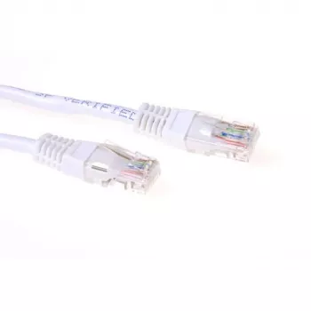 ACT Weiß 1,5 Meter U/UTP CAT6A Patchkabel mit RJ45-Steckern