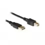 Ewent EC2403 USB-Kabel USB 2.0 3 m USB A USB B Schwarz