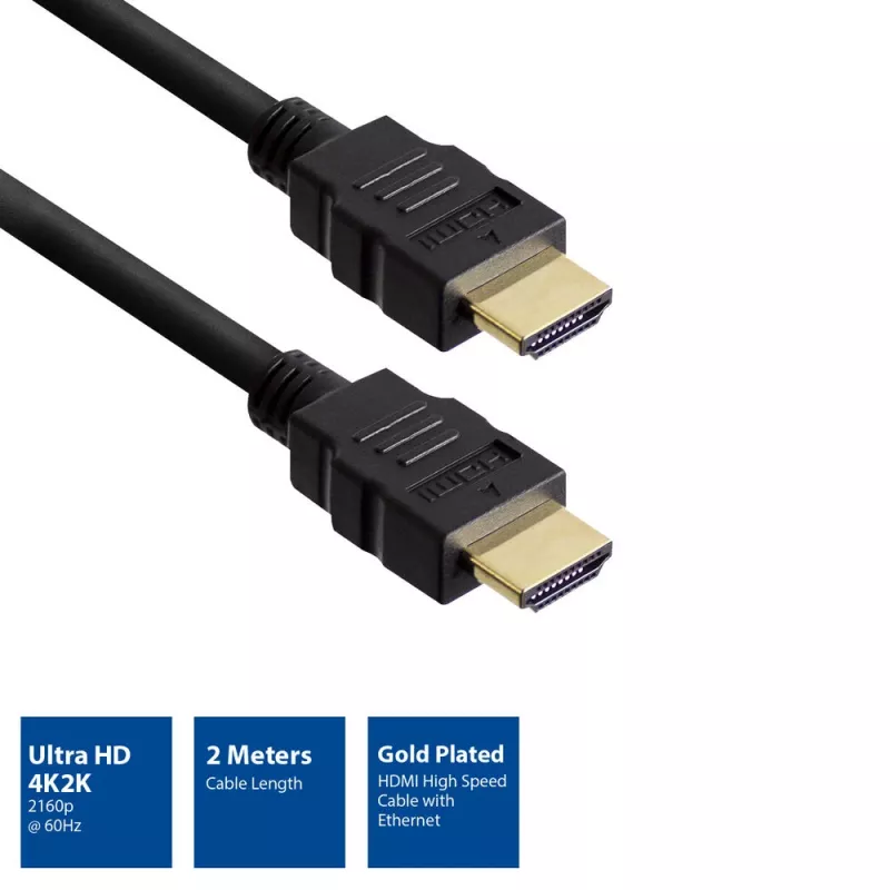 Ewent EC3902 HDMI-Kabel 2 m HDMI Typ A (Standard) Schwarz