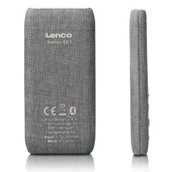 MP4-Player Lenco Xemio-861 8 GB Grau USB 3.2 UKW-Radio
