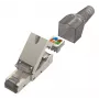 Hama 00300027 Netzwerkkabel Grau, Silber Cat6a