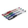 Hama Basic Gelschreiber mit Kappe Schwarz, Blau, Grün, Rot 4 Stück