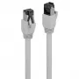 Lindy 47446 Patchkabel Cat8.1 S/FTP (PiMF), RJ-45 (M) auf RJ-45 (M), halogenfrei, 5 m, grau