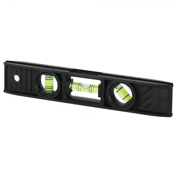 Torpedo Level Stanley 0,2 m Schwarz Genauigkeit 2 mm/m