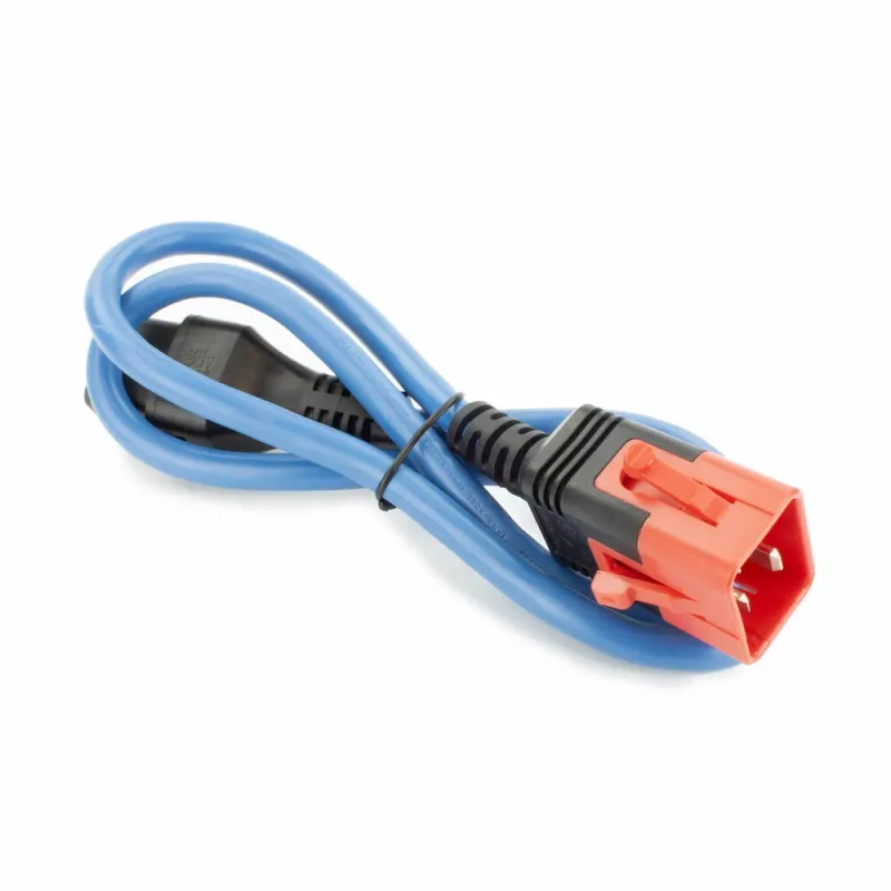 ACT Stromkabel C19 IEC Lock C20 IEC Lock Dual Locking blau 3 m 250 V 16 A