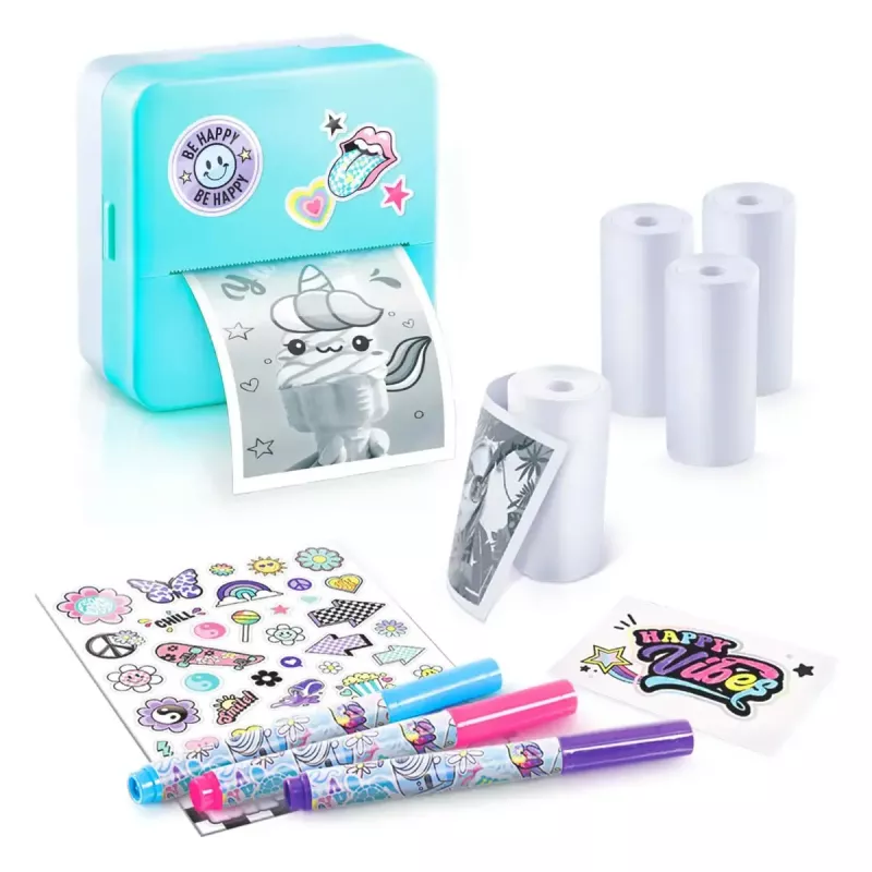Canal Toys Instant Pocket Printer Starter-Set, blau (CLK017)