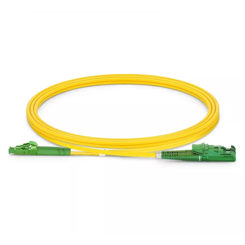 Lichtwellenleiter-Patchkabel EQUIP E2000/APC auf LC/APC 3,00 m Singlemode-Duplex OS2