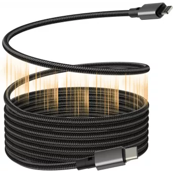 Vision TC 1MLTGMAG/BL magnetisches Lightning-Kabel, 1 m, schwarz