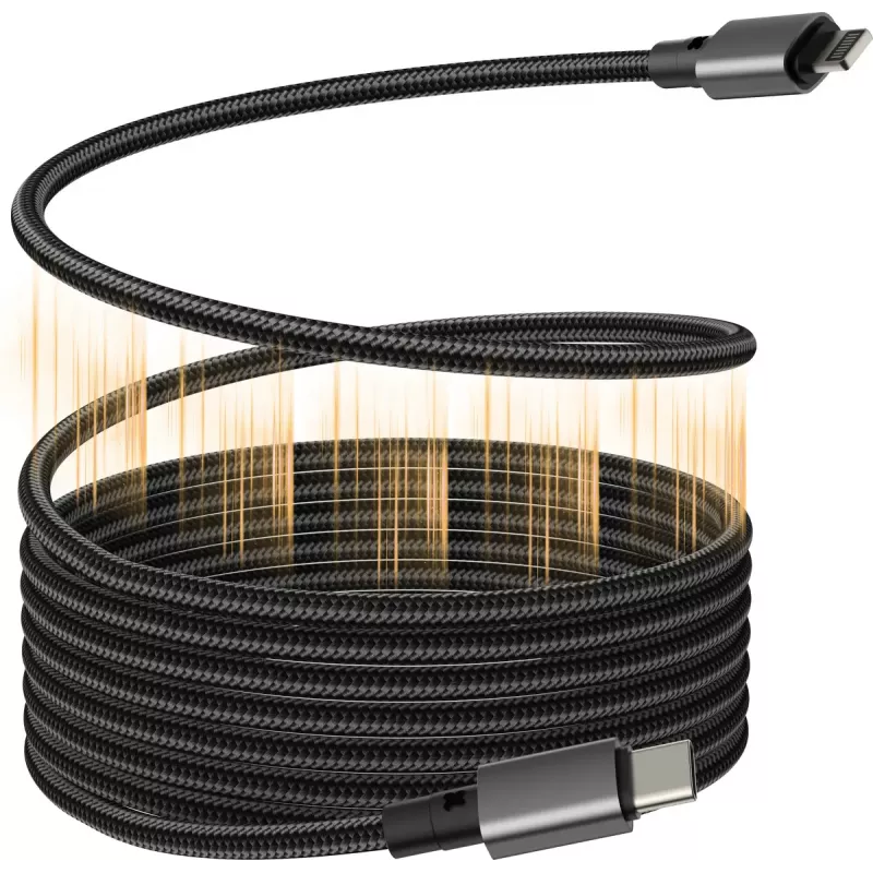 Vision TC 1MLTGMAG/BL magnetisches Lightning-Kabel, 1 m, schwarz