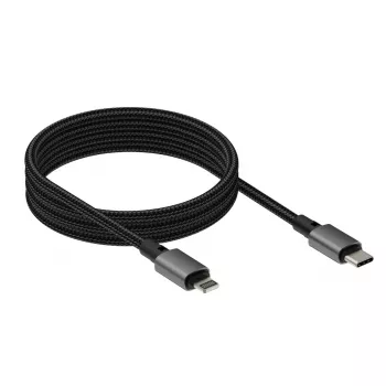 Vision TC 1MLTGMAG/BL magnetisches Lightning-Kabel, 1 m, schwarz