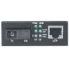 Intellinet 510530 Fast-Ethernet-WDM-Medienkonverter, 10/100Base-TX (RJ-45) auf 100Base-FX (SC) Singlemode, 20 km (12,4 mi), Rx1310/Tx1550 nm