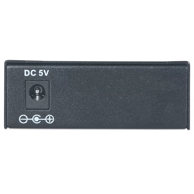 Intellinet 510530 Fast-Ethernet-WDM-Medienkonverter, 10/100Base-TX (RJ-45) auf 100Base-FX (SC) Singlemode, 20 km (12,4 mi), Rx1310/Tx1550 nm