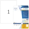 Selbstklebeetikett HERMA A4 Rechteck Permanent Transparent