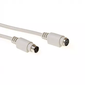 Tastatur-/Maus-Verlängerungskabel PS/2 Stecker – PS/2 Buchse 3,00 m ACT AK3233