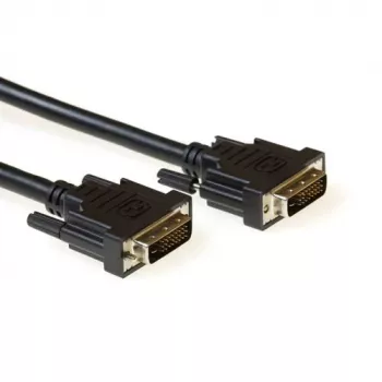 ACT AK3830 DVI-D Dual Link Kabel Stecker-Stecker, 1,8 m, Schwarz