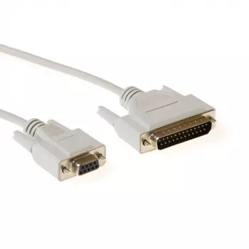 ACT Serielles Druckerkabel 9-poliger D-Sub-Buchse - 25-poliger D-Sub-Stecker 3 m